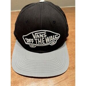 Vans Off The Wall Black Ball Cap Hat Adjustable Baseball